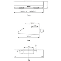 Zephyr Range Hoods AK2500BS