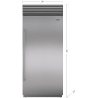 Sub-Zero All Refrigerator BI-36R/S/TH-RH