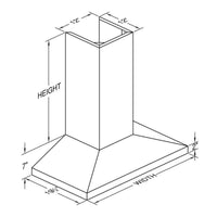 Vent-A-Hood Range Hoods PDH7-K30BC