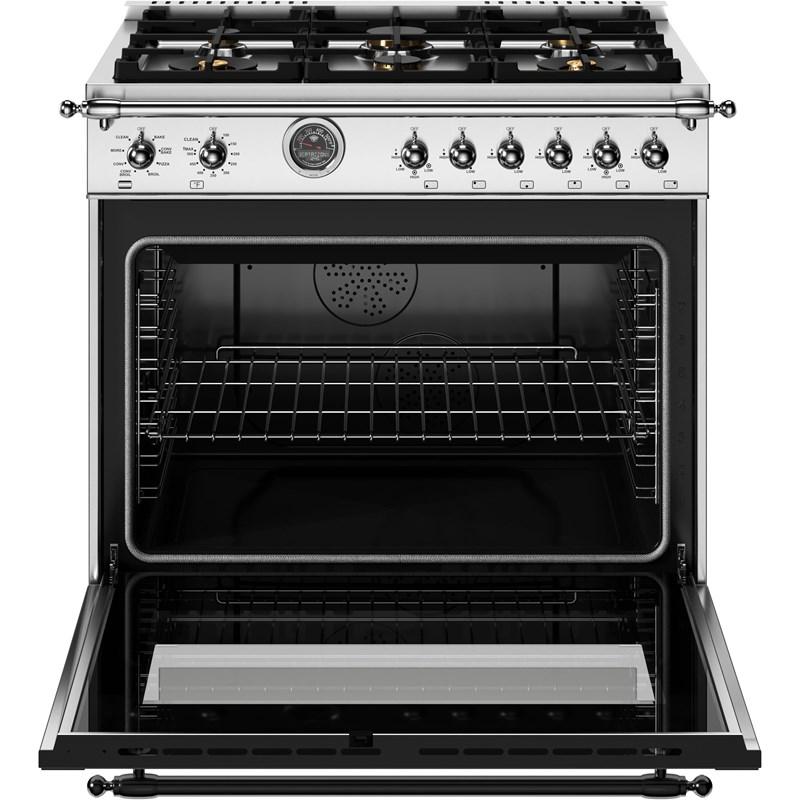 Bertazzoni Dual Fuel HER366BCFEPXT | Appliance Canada