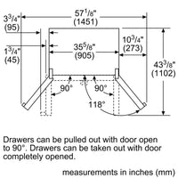 Bosch French 3-Door B36CD50SNB